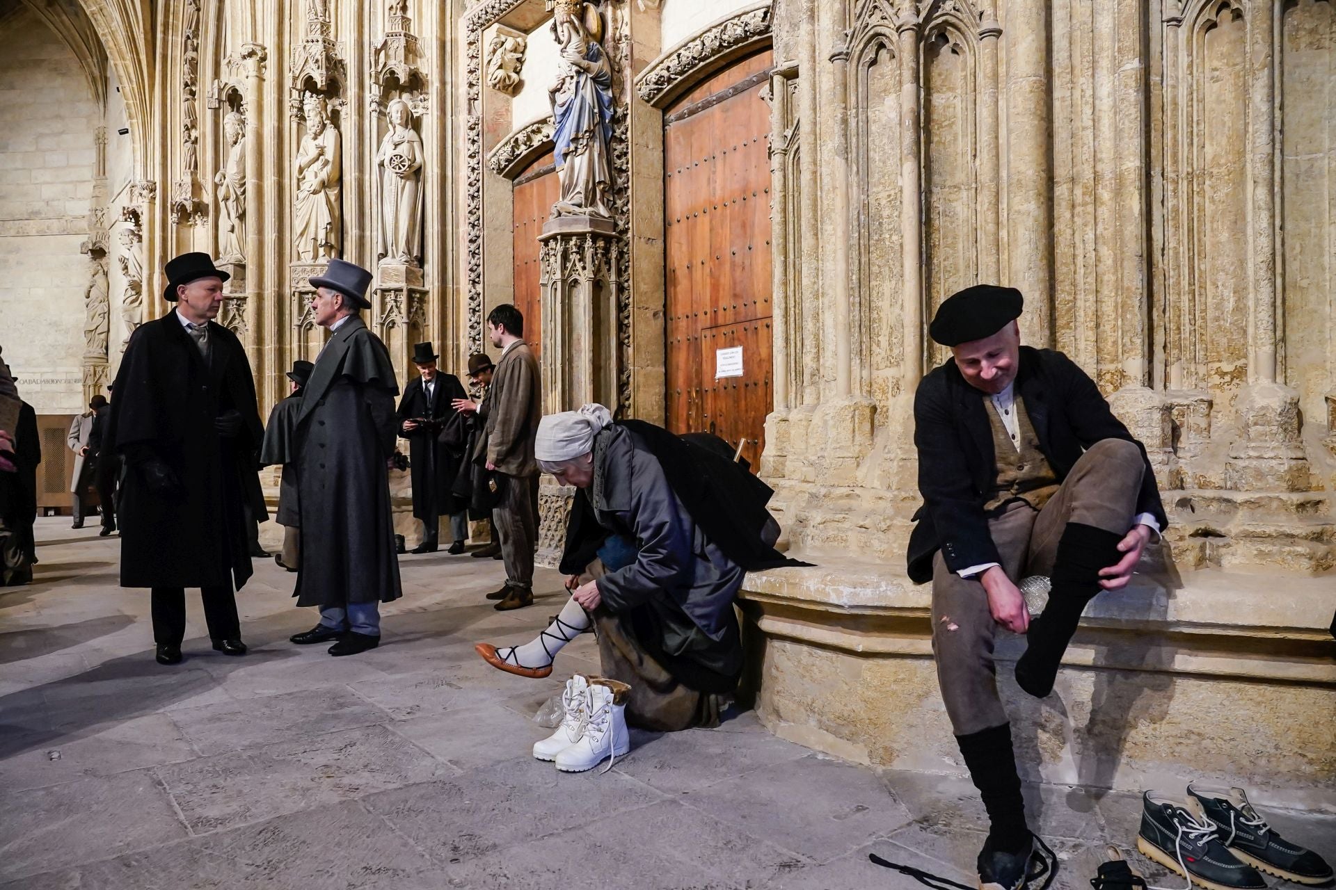 El &#039;Sacamantecas&#039; se rueda por fin en la Catedral de Santa María