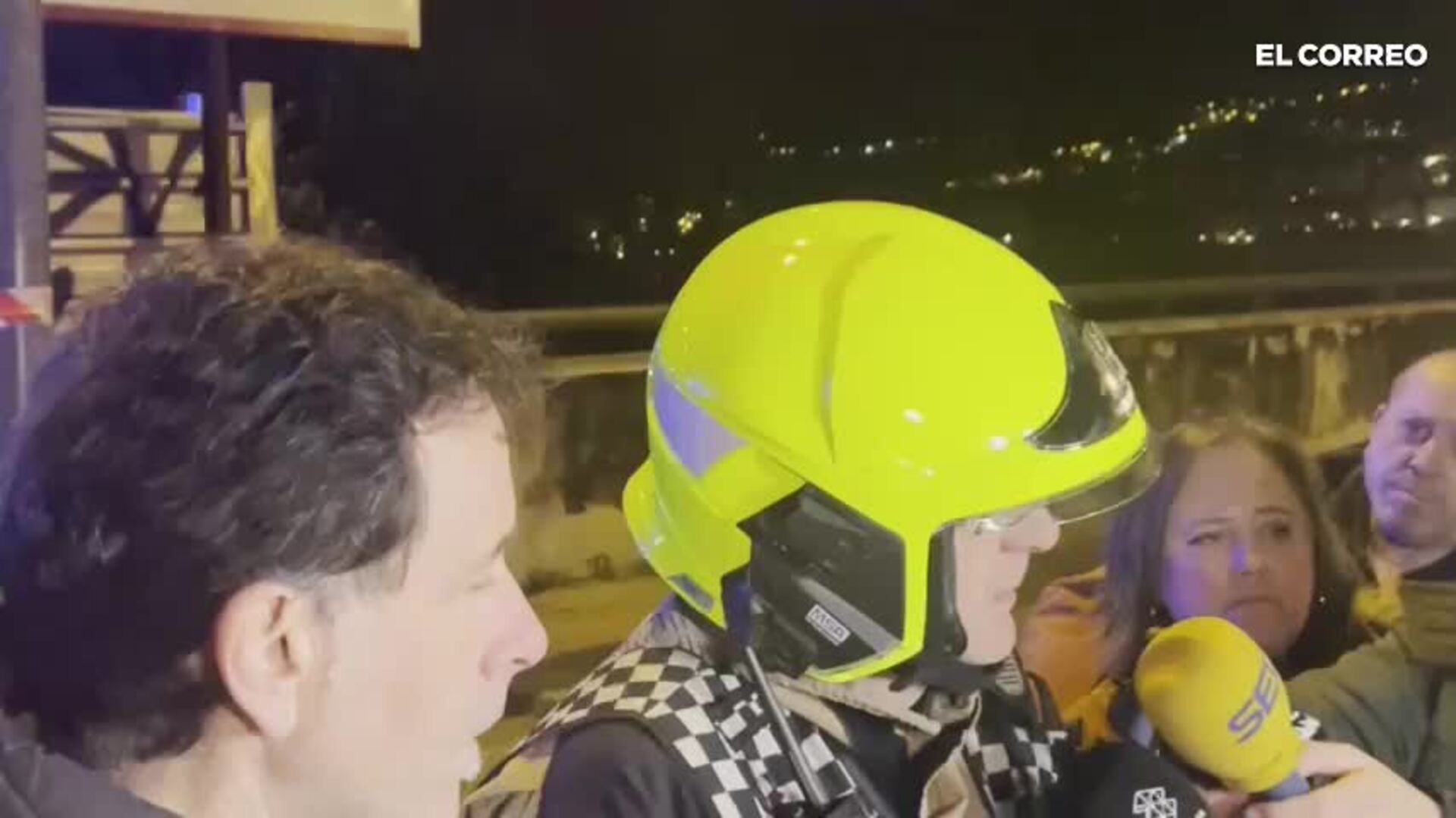 Un bombero explica las circunstancias del incendio de Basauri en el que ha fallecido una persona