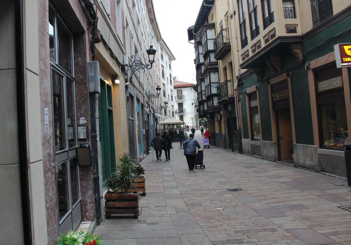 Imagen de una de las arterias del casco medieval.