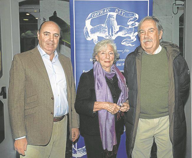 Frank Girot, Marimar Churruca y Fernando Luis Barrio. 