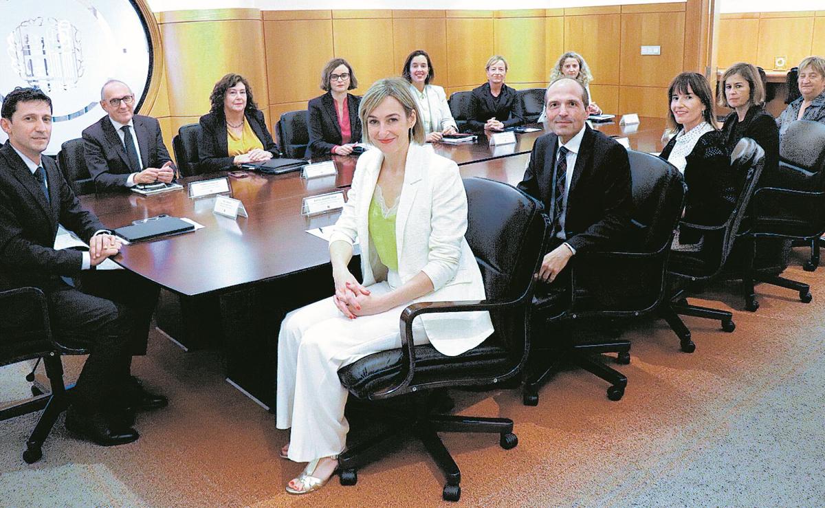 Imagen de la última reunión del Consejo Vasco de Finanzas.