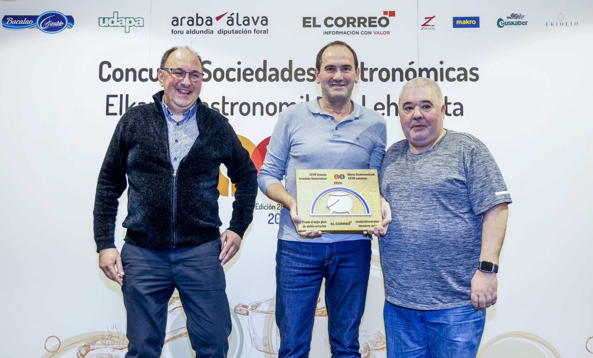 Entrega de premios del Concurso de Sociedades Gastronómicas de EL CORREO