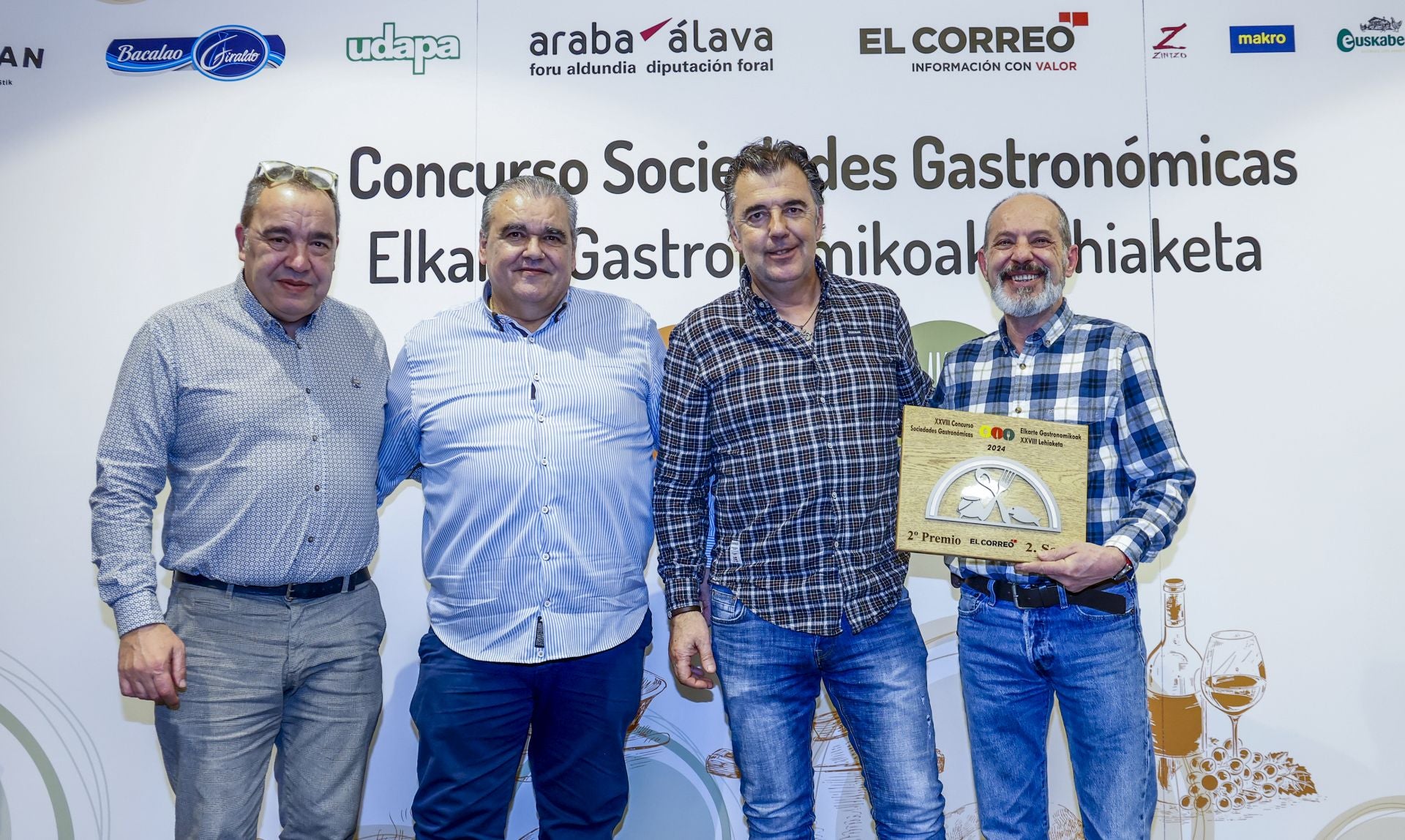 Entrega de premios del Concurso de Sociedades Gastronómicas de EL CORREO