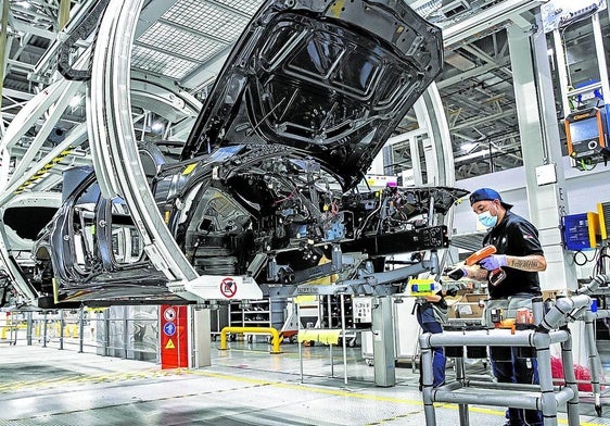 Una fábrica de coches BMW en la ciudad mexicana de San Luis Potosí.