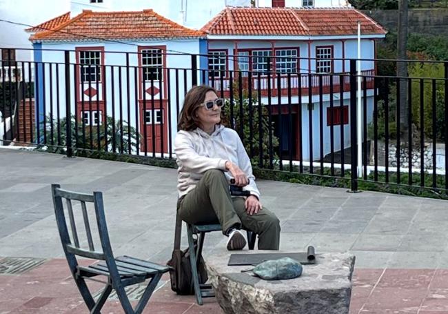 Arantza en el rincón de Günter