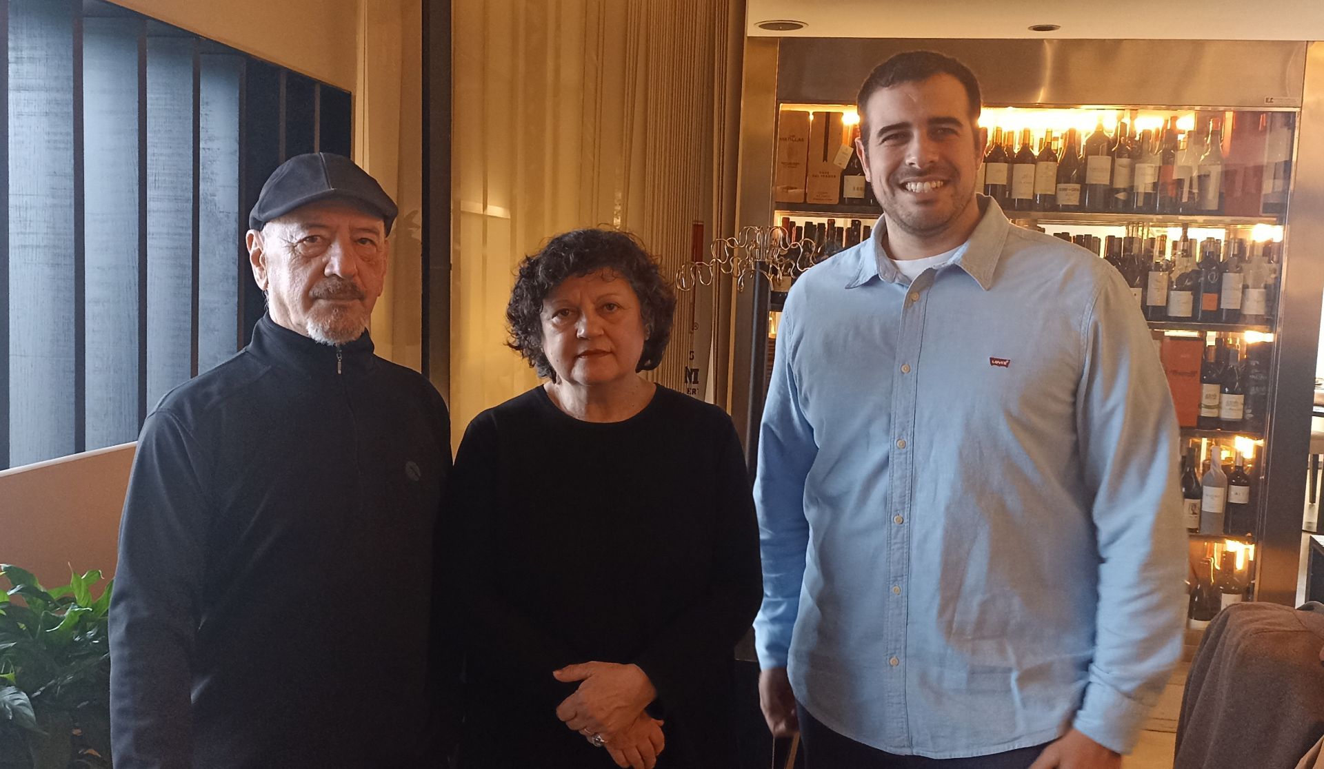 Carlos Marcote, Lourdes Vicente y Mikel Baigorri.