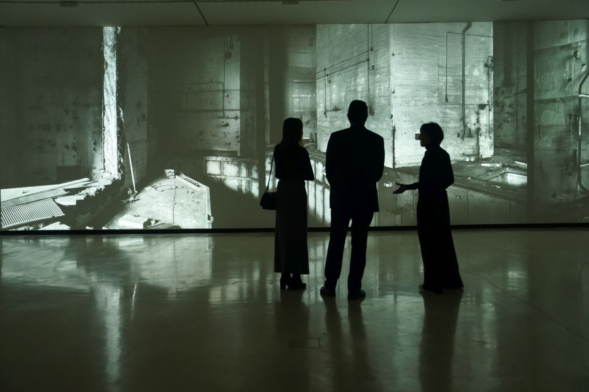 En el interior del reactor.