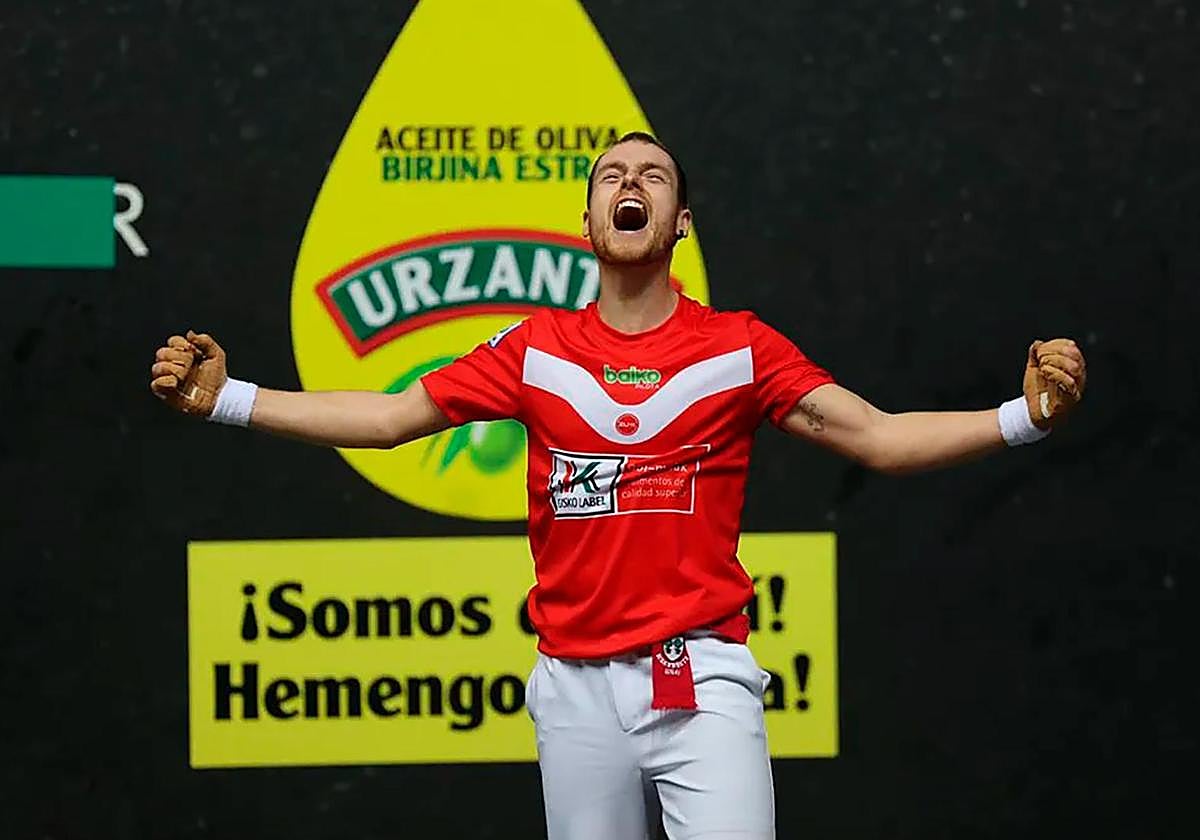 Unai Laso, campeón del Cuatro y Medio, hará el saque de honor en San Mamés el sábado