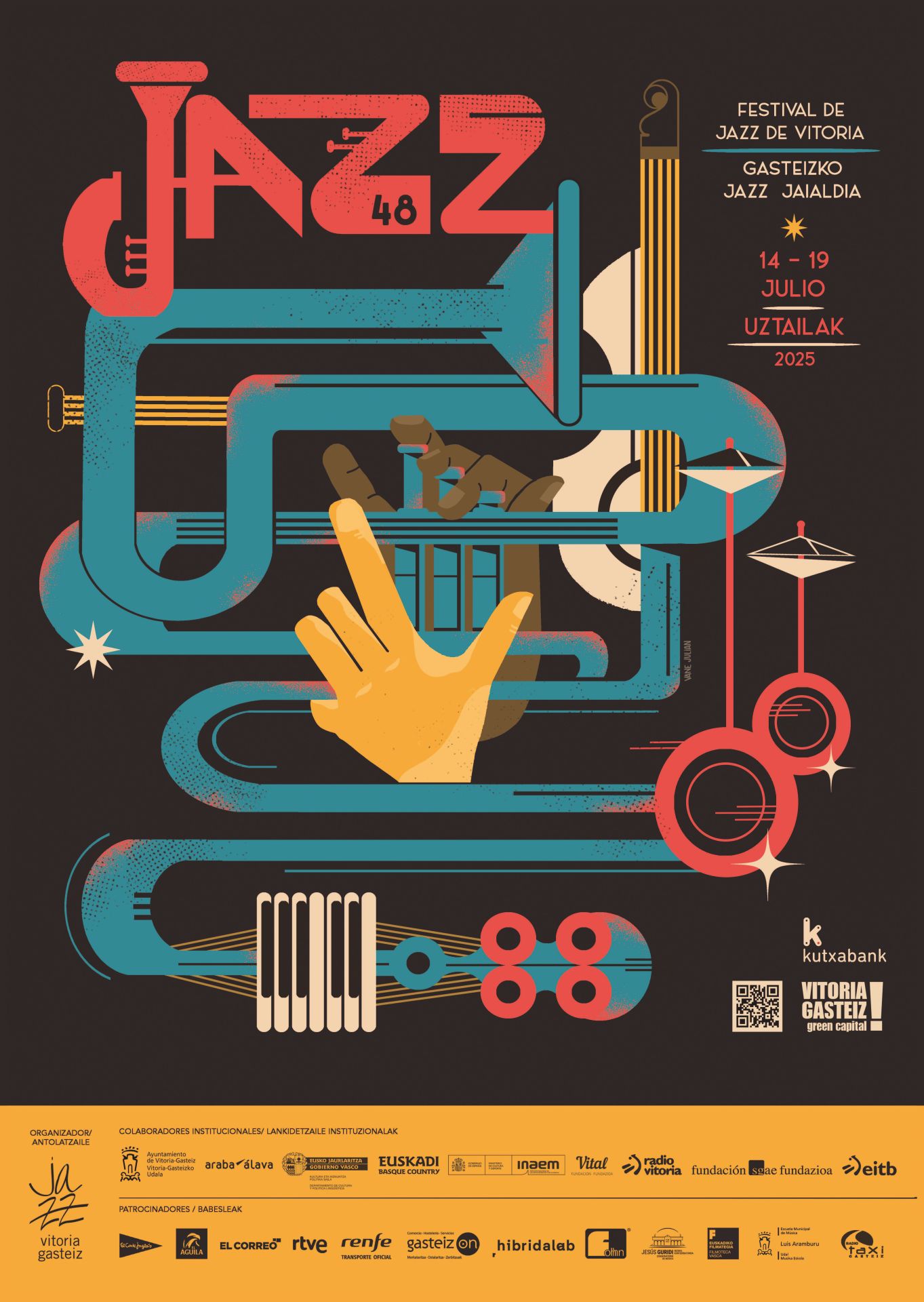 Así es el cartel del 48º Festival de Jazz de Vitoria