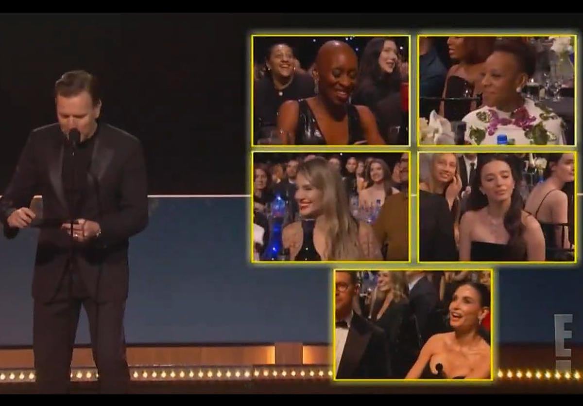 El actor Ewan McGregor entregó el premio a mejor actriz en los Critics Choice Awards.