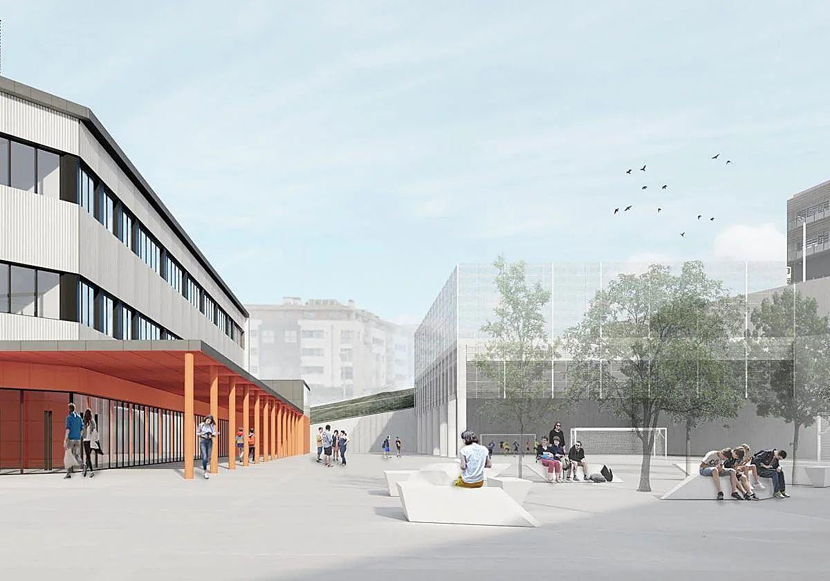 El nuevo instituto se ubicará en la calle Aldapabarrena, junto al centro de salud.