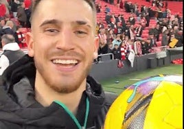 El mensaje de Sancet a la afición tras su hat-trick contra el Girona