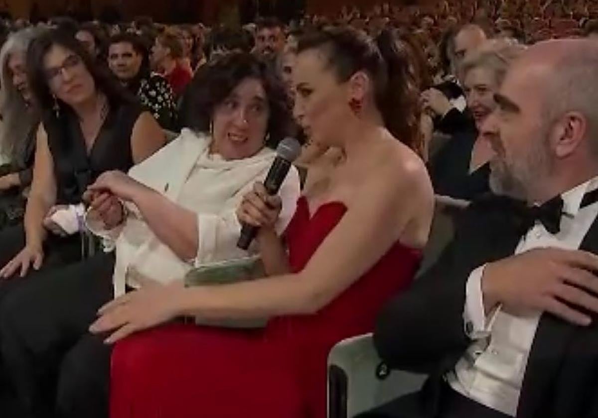 La broma con guiño al euskera de Leonor Watling en los Goya