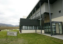 Vista exterior de la residencia Abegia en Armentia.