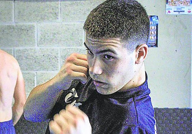Iker Dávila. Estudiante de Mondragón, es todavía amateur pero se prepara «como un profesional».