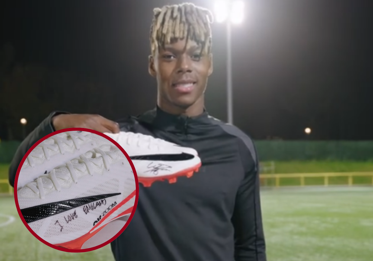 «I love England»: el mensaje de Nico Williams en las botas de la final de la Eurocopa