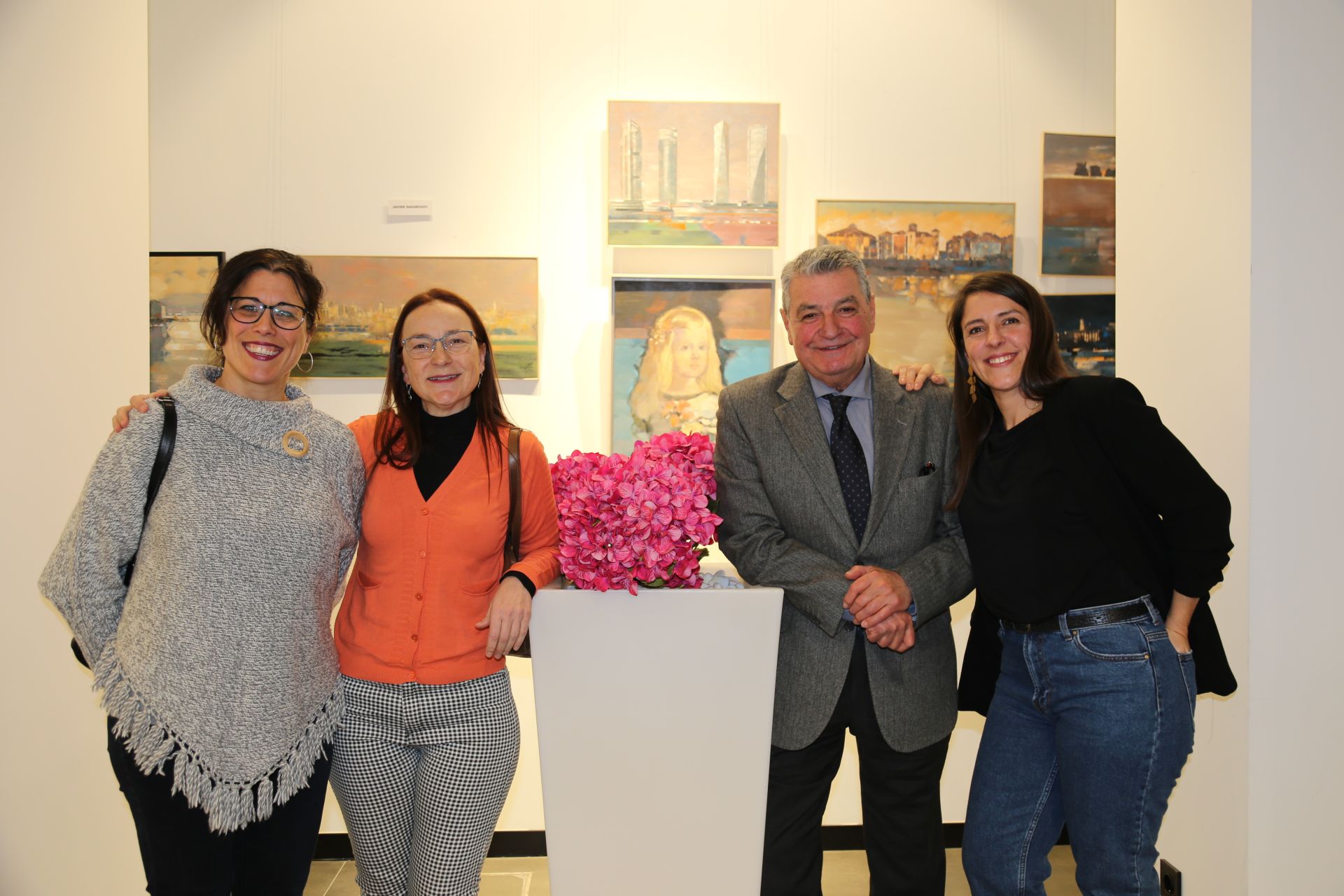 Nortxu Núñez, Sara Pérez, Julio Vázquez y Rocío Sánchez.