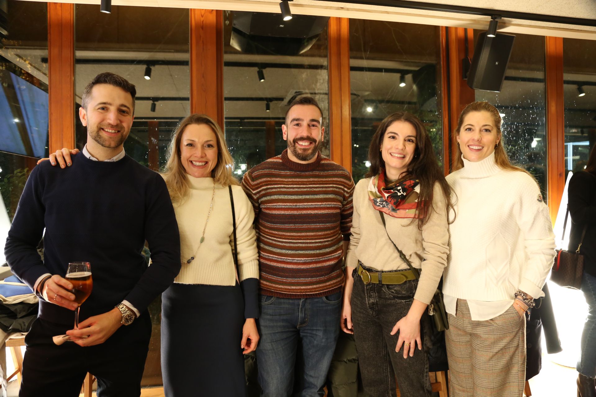 David Chávarri, Nuria Martínez, Oier Montalbán, Dana Arafa y Carla Mozas.