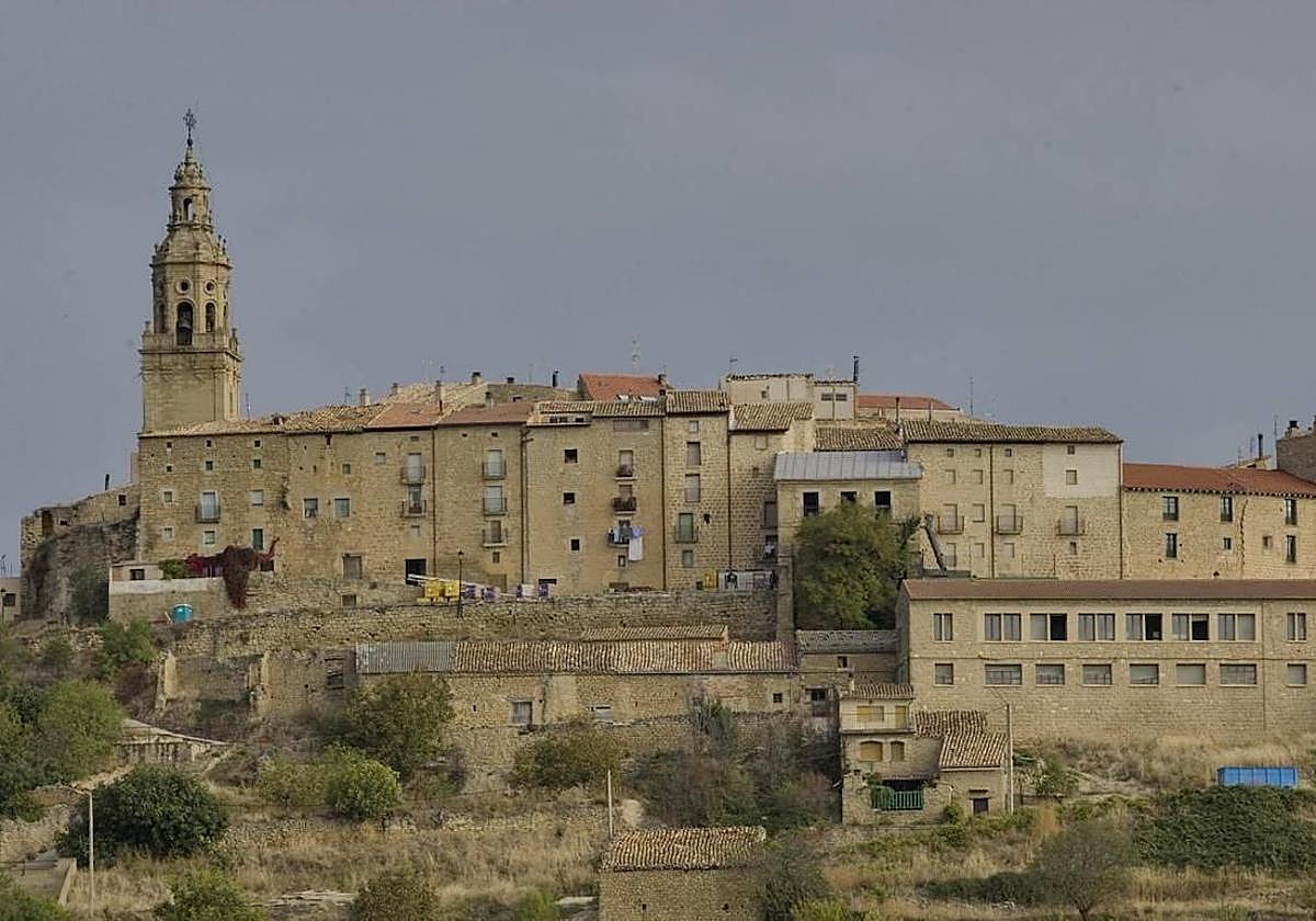 Villa amurallada de Labraza, que pertenece al municipio de Oion.
