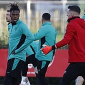 Nico Williams, Galarreta y Nuñez vuelven a entrenar con el grupo