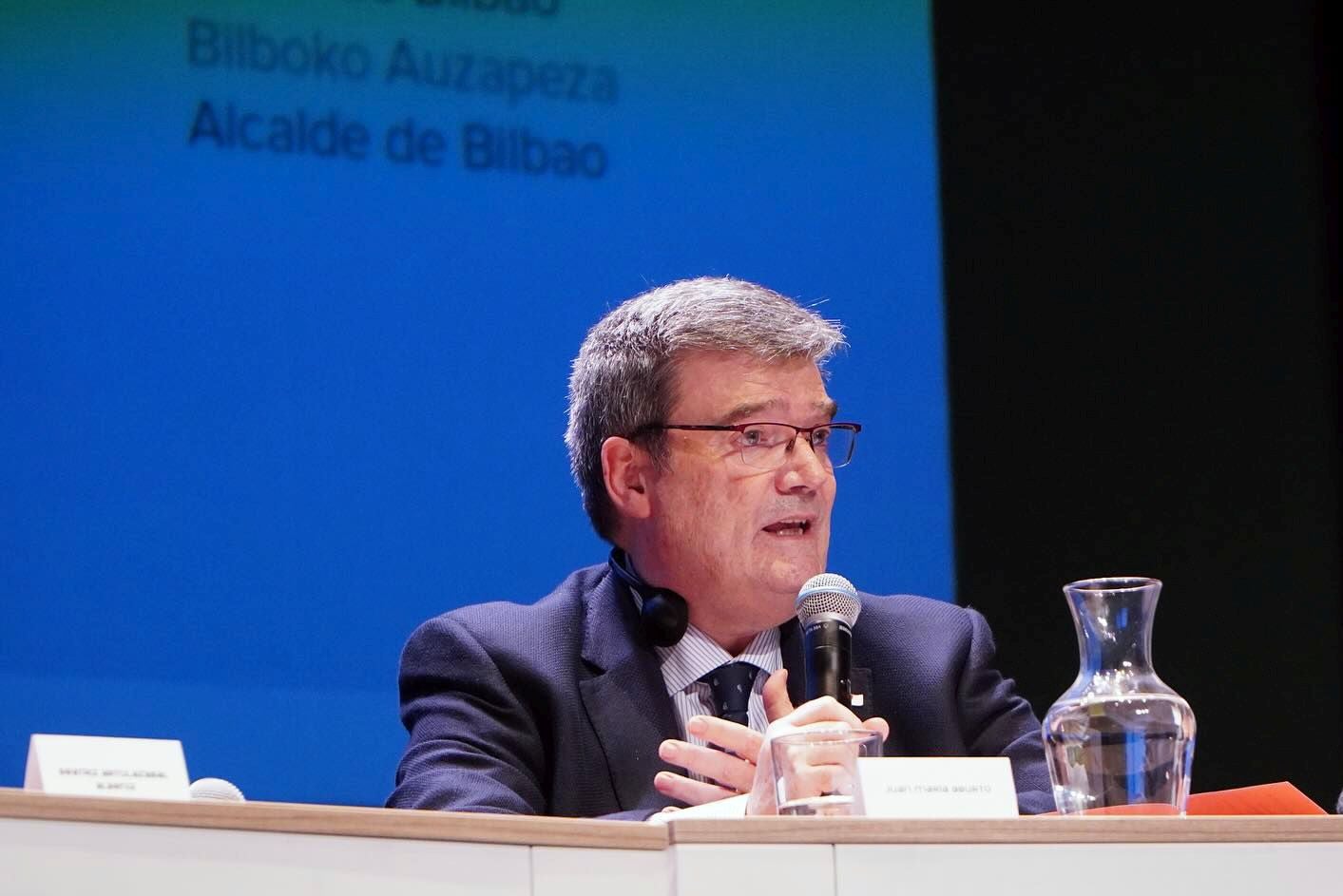 Aburto, este miércoles en Bayona.