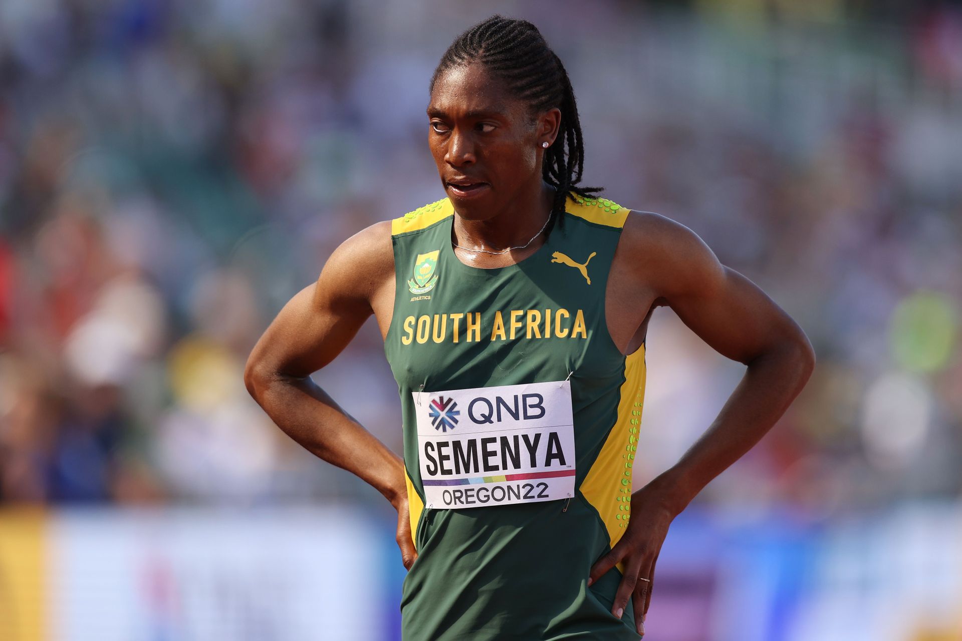 Caster Semenya, atleta con diferencias en el desarrollo sexual (DDS).