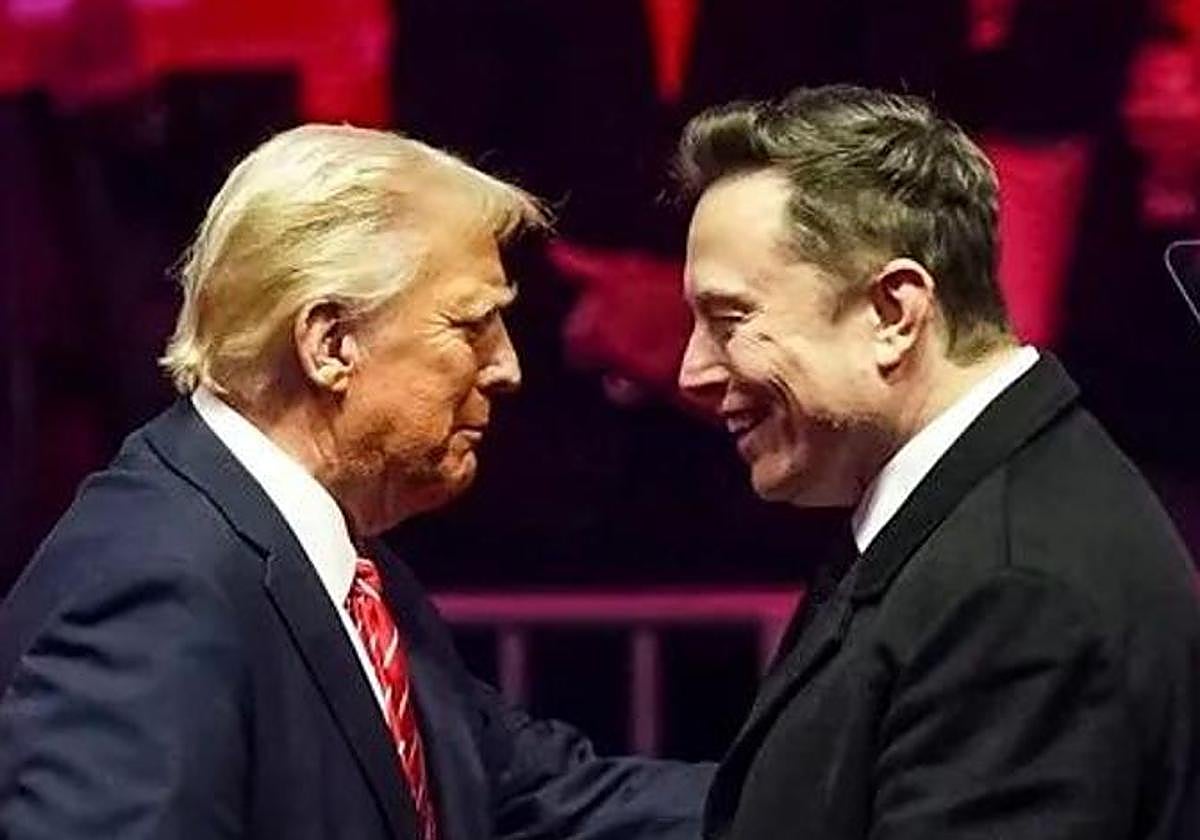 Donald Trump y Elon Musk.