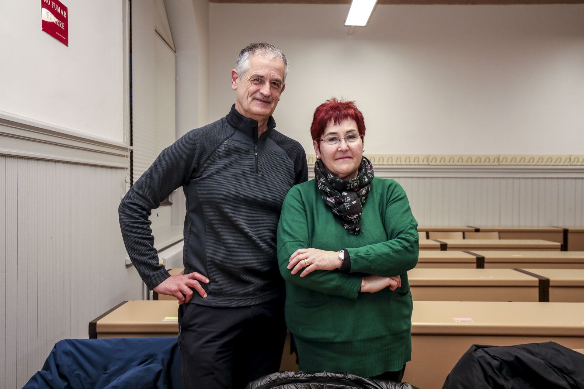 Jesús Txasco Martínez de Antoñana y Marisa Fernández de Mendiola. 