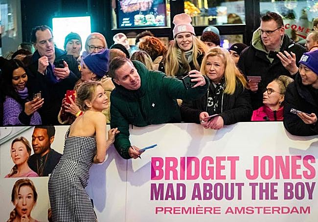 Una imagen de la premiere de la última película en Amsterdam hace unos días.
