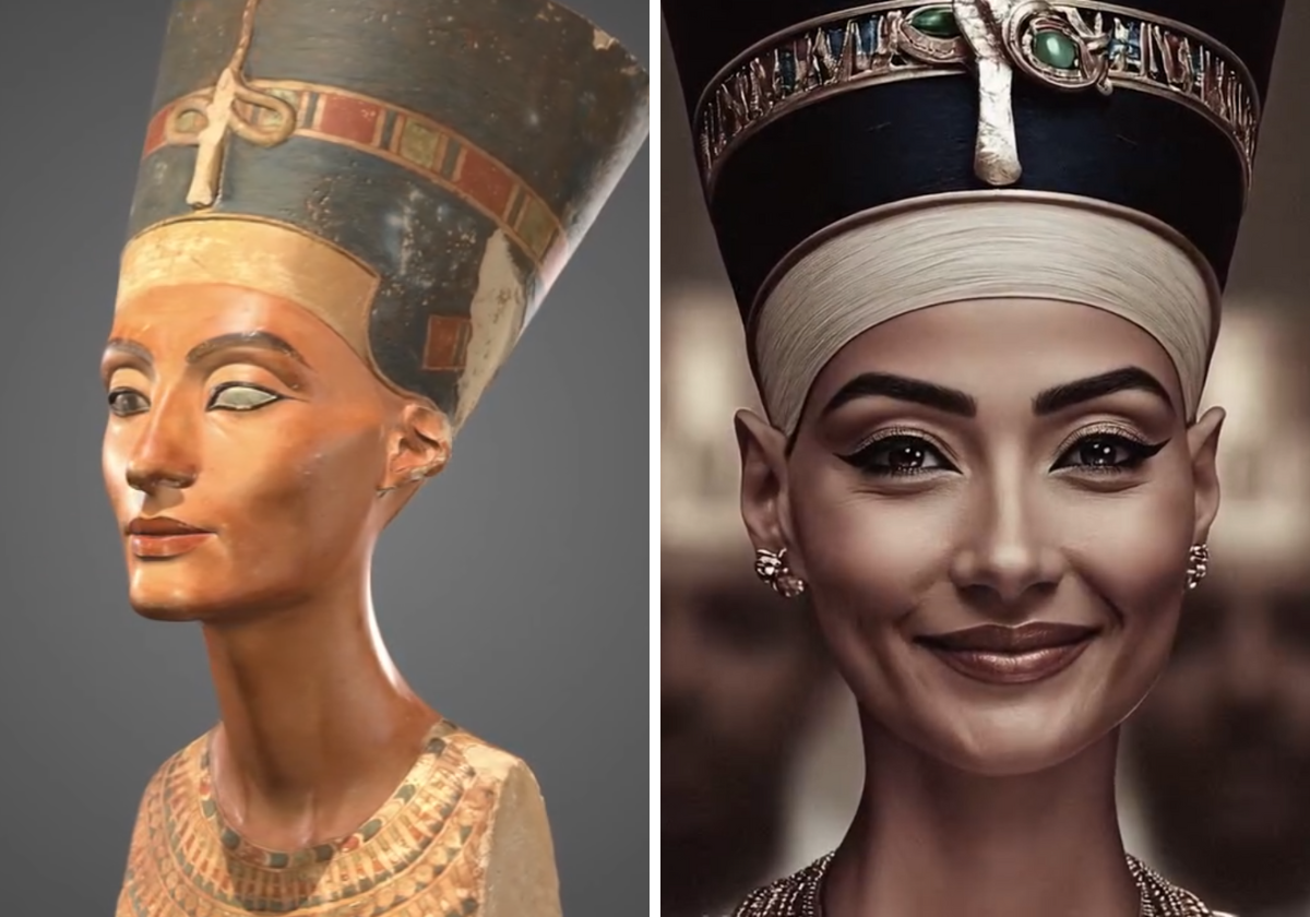La IA recrea a Newton, Napoleón, Cleopatra...
