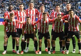 El once rojiblanco que presentó Valverde en Cornellà.