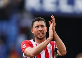 De Marcos, con el Athletic.