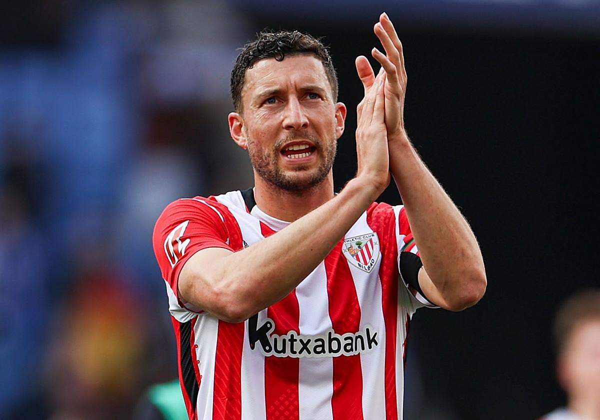 De Marcos, con el Athletic.