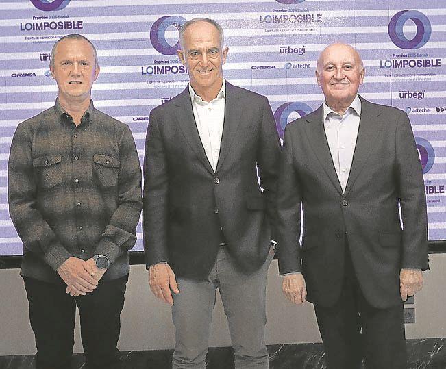 Rubén Gabilondo, Alex Artetxe y Gorka Martínez.