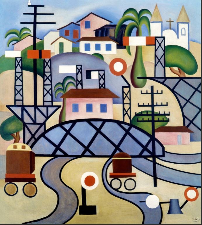 'Ferrocarriles centrales de Brasil' (1924).