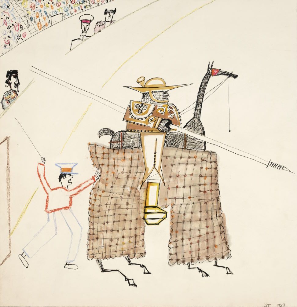 Ilustración donada por la Saul Steinberg Foundation en 2023.
