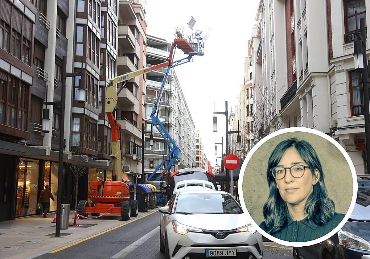 Alauda Ruiz de Azúa ha arrancado el rodaje de su tercer largo en la calle Rodríguez Arias de Bilbao.