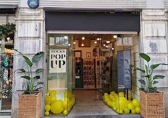 Socks Pop Up, en el número 54 de la calle Artekale.