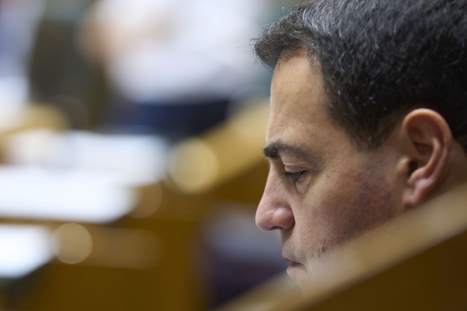 El lehendakari Imanol Pradales en el Parlamento vasco