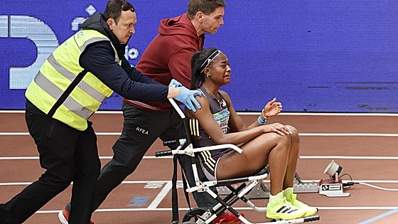 Dramática medalla de plata para la vitoriana Tessy Ebosele: se lesiona cuando aspiraba al oro