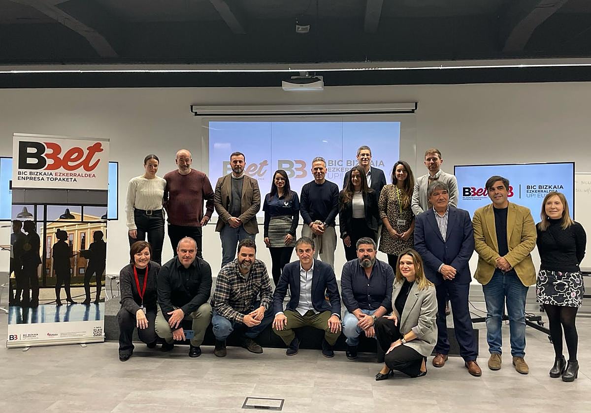 Representantes del BIC junto a impulsores de las empresas y startups que han tomado parte en el evento.