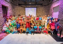 Representantes de todas las comparsas han presentado este martes sus disfraces en el Palacio Villa Suso.