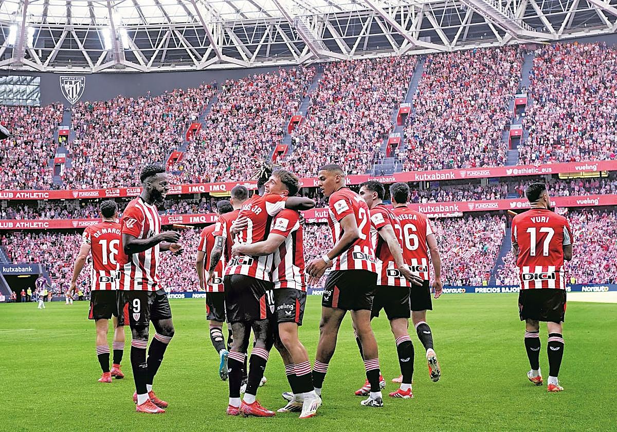 El Athletic ha convertido San Mamés en un estadio casi inexpugnable.