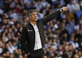 Imanol se 'olvida' del Athletic: «Estamos en semifinales los tres grandes de la Liga... Y nosotros. Los cuatro grandes»