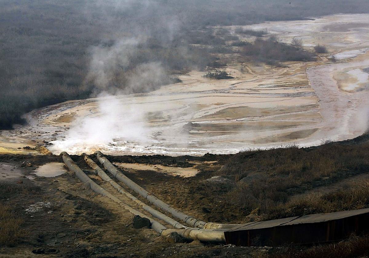 Yacimiento de tierras raras en China, la mayor productora global.