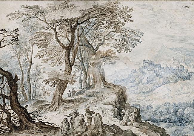 'Paisaje con Tobías y el Ángel' (ca. 1595).