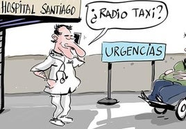 La viñeta de Cerrajería sobre la reapertura de las Urgencias de Santiago