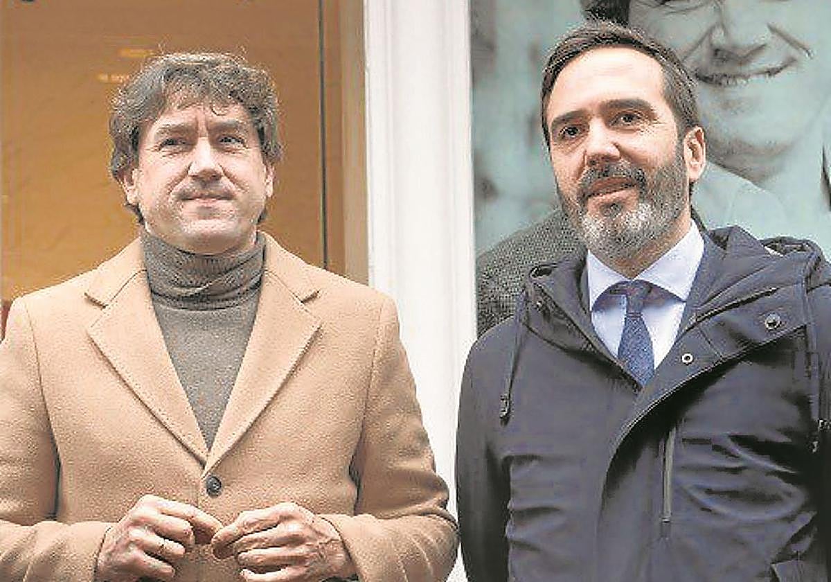 Andueza carga contra Mendoza por el TAV y da un «tirón de orejas» a Hurtado