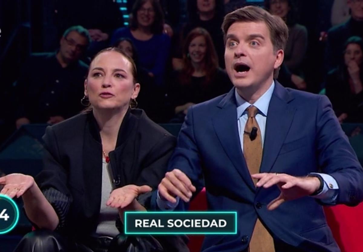 «¡La Real Sociedad es de Bilbao!»: el patinazo en un juego de Marc Giró, Leonor Watling y Anna Castillo