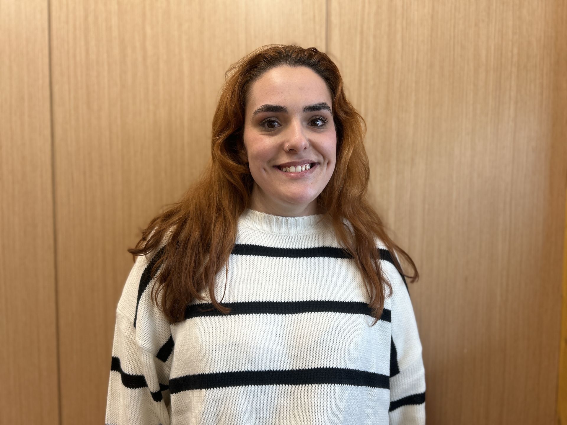 Leire Márquez, de 24 años, es una de las beneficiarias del programa.